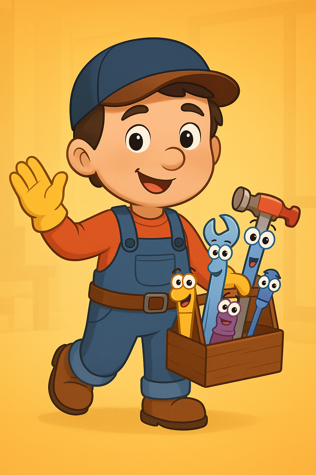 Friendly Cabinetree craftsman illustration